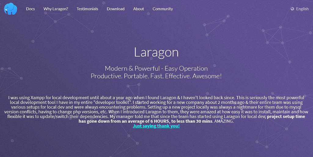 What is Laragon ?