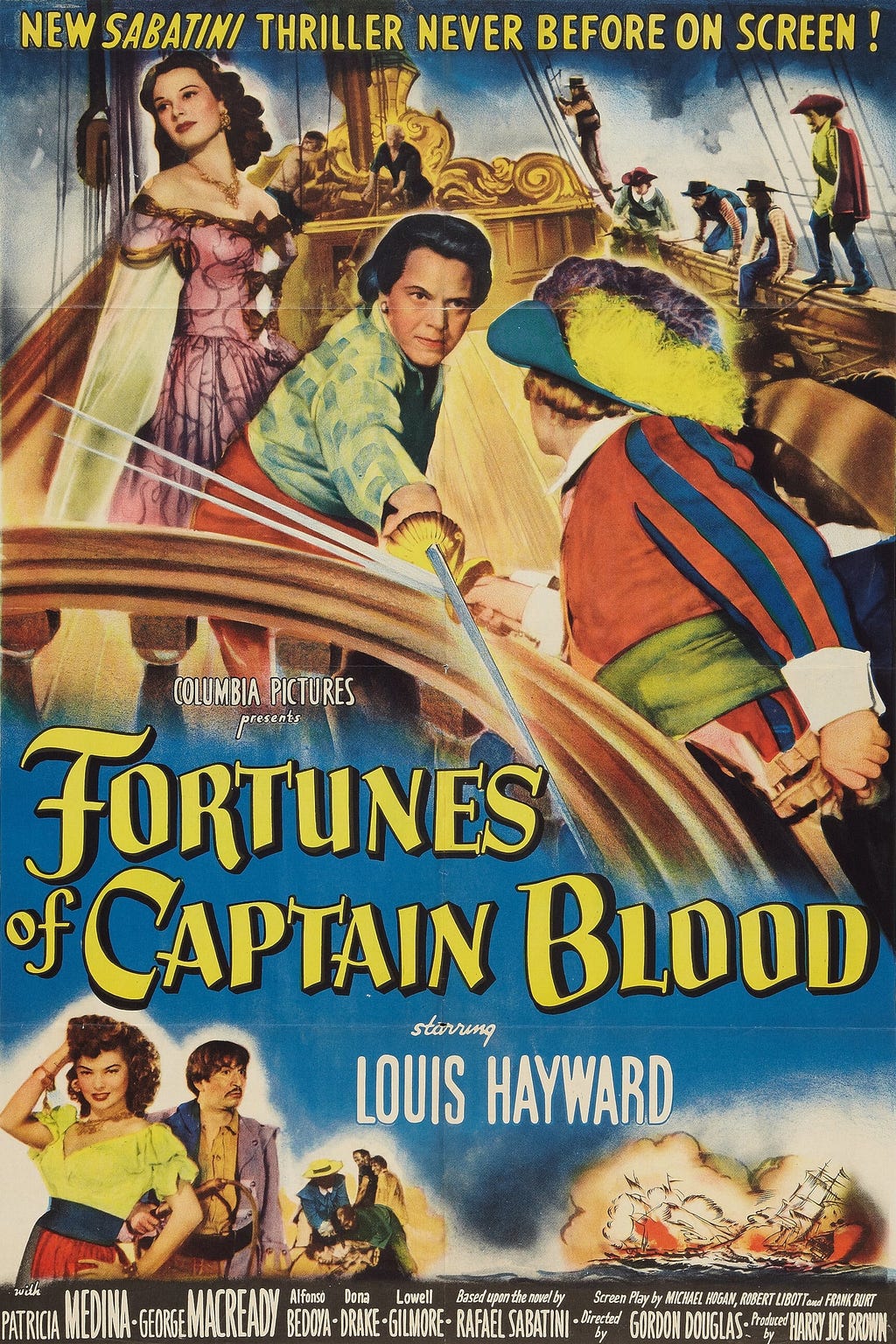 Fortunes of Captain Blood (1950) | Poster