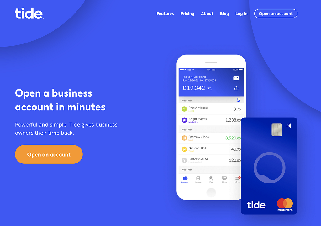 Small Business Software - Tide