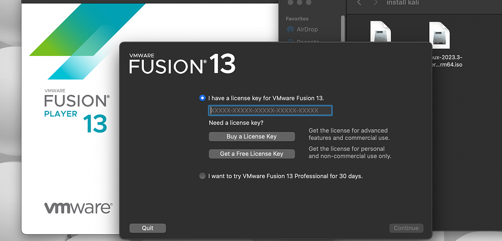 vmware fusion 13 license key