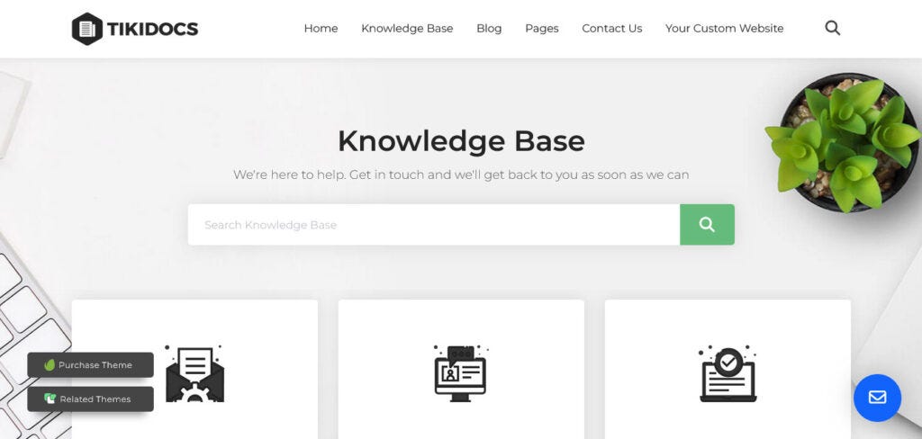 Knowledge Base and Wiki WordPress Theme