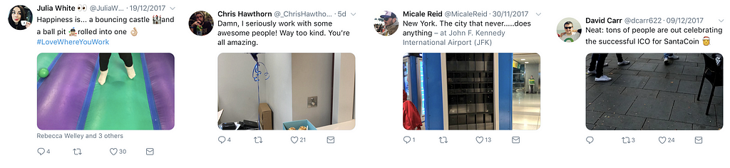 Four photos of Twitter’s former poor cropping mechanism.