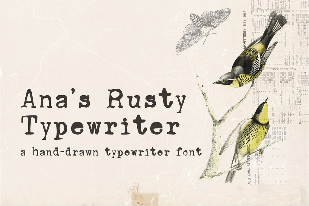 Anas Rusty Typewriter Font