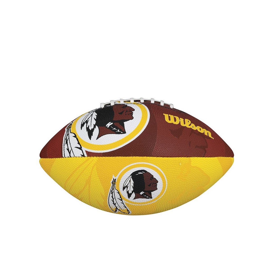 NFL Washington Redskins Junior Team Logo Football - WTF1534IDWS
