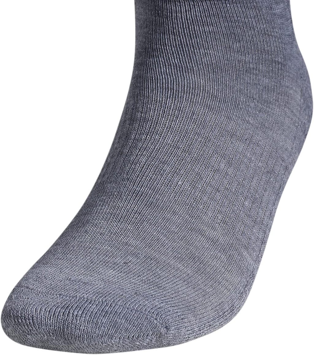 adidas Mens Athletic Cushioned Low Cut Socks with Arch Compression for a Secure Fit (6-Pair)