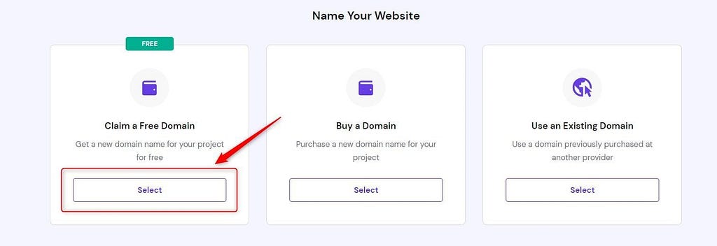 Choose & Configure Your Free Domain Name