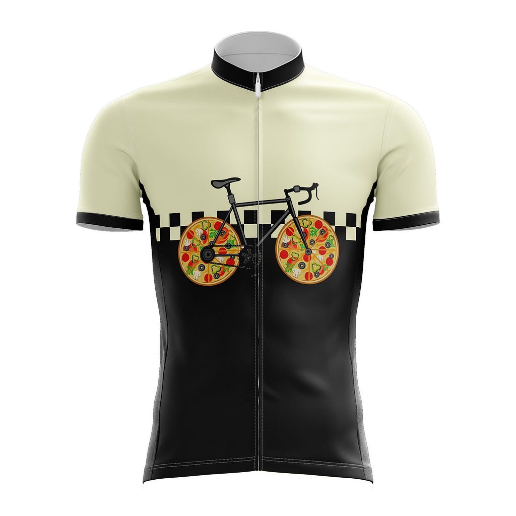 Pizza Cycling Jersey - Comfortable Bike Clothing for Men and Women