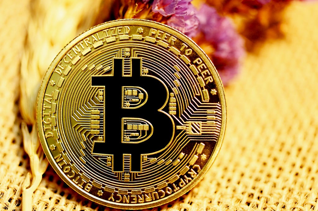 stock photo of bitcoin