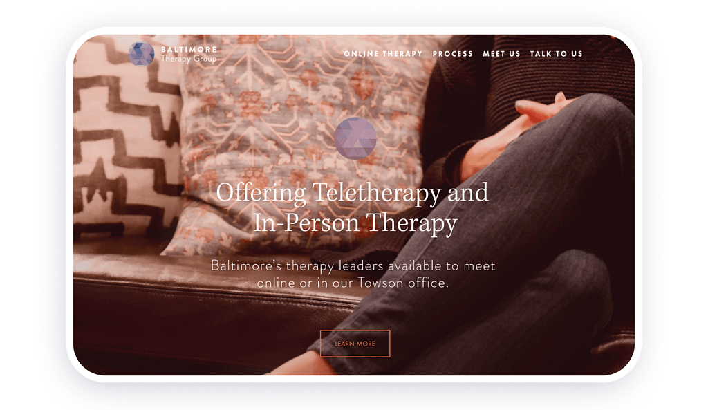 website for therapists