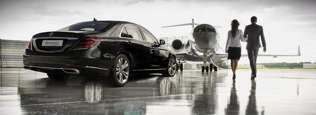 Airport transfer service.
