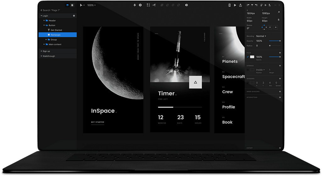 A screenshot from InVision Studio’s website