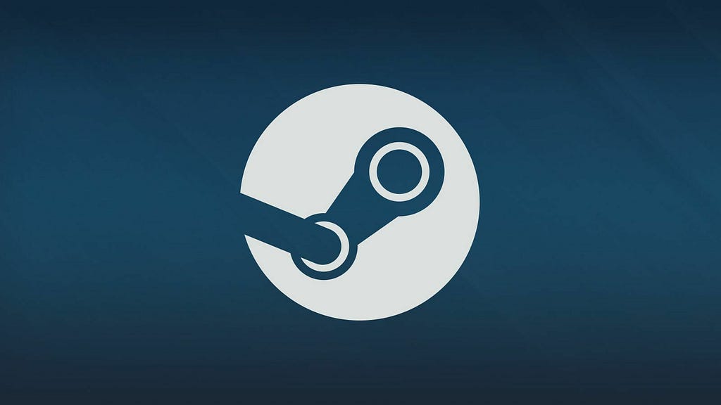 Steam Logo with blue background