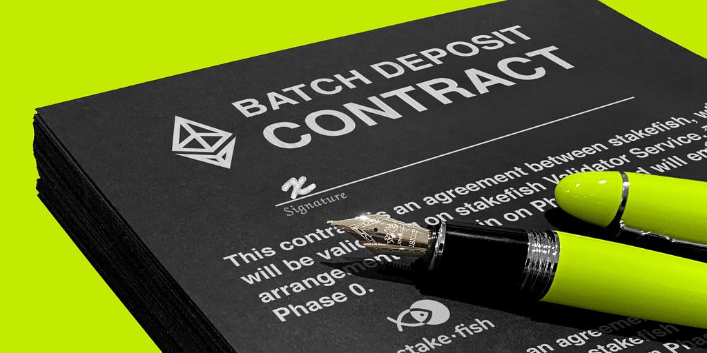 Batch Deposit Contract Render