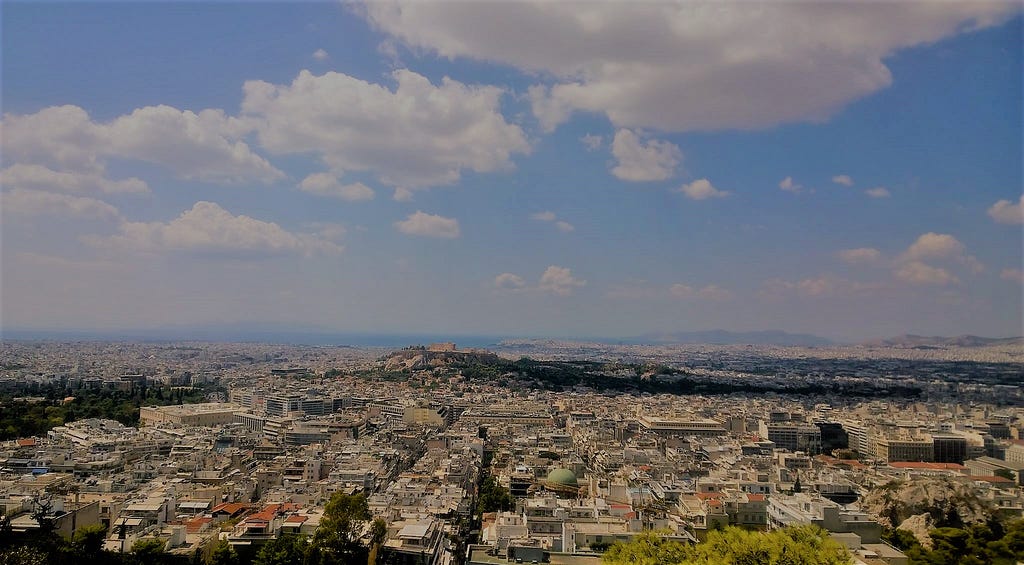 Athens from above