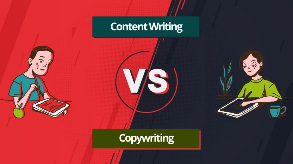 details of content writing vs copywriting