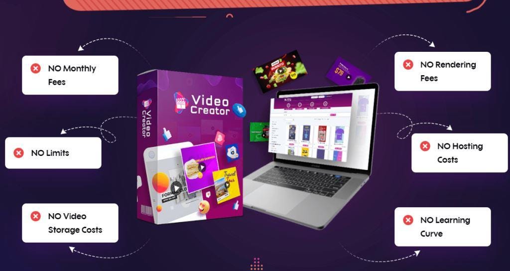 VideoCreator image. This is the one stop solution for all your video creation needs