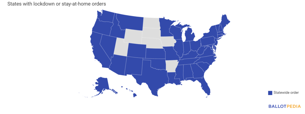 Image Source: https://ballotpedia.org/States_with_lockdown_and_stay-at-home_orders_in_response_to_the_coronavirus_(COVID-19)_