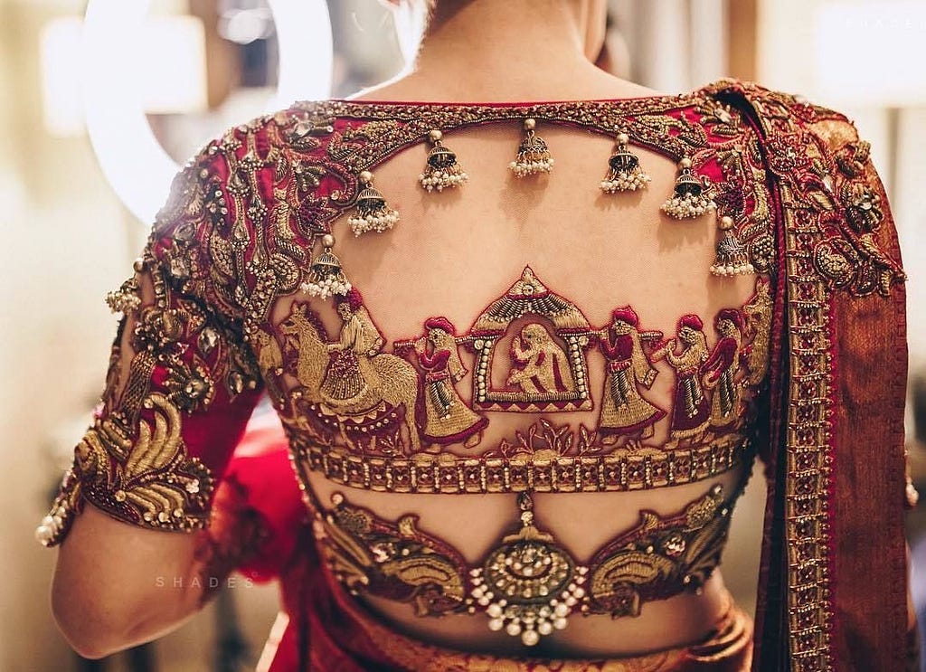 Bridal Blouse Back Designs