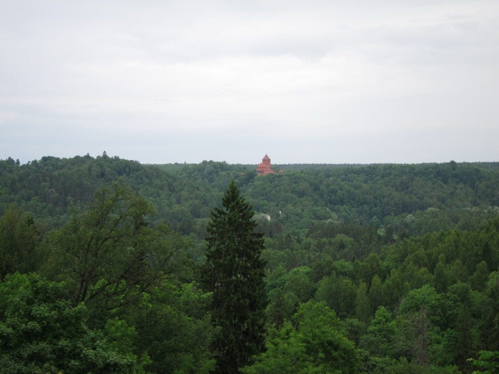 Sigulda view of Turaida