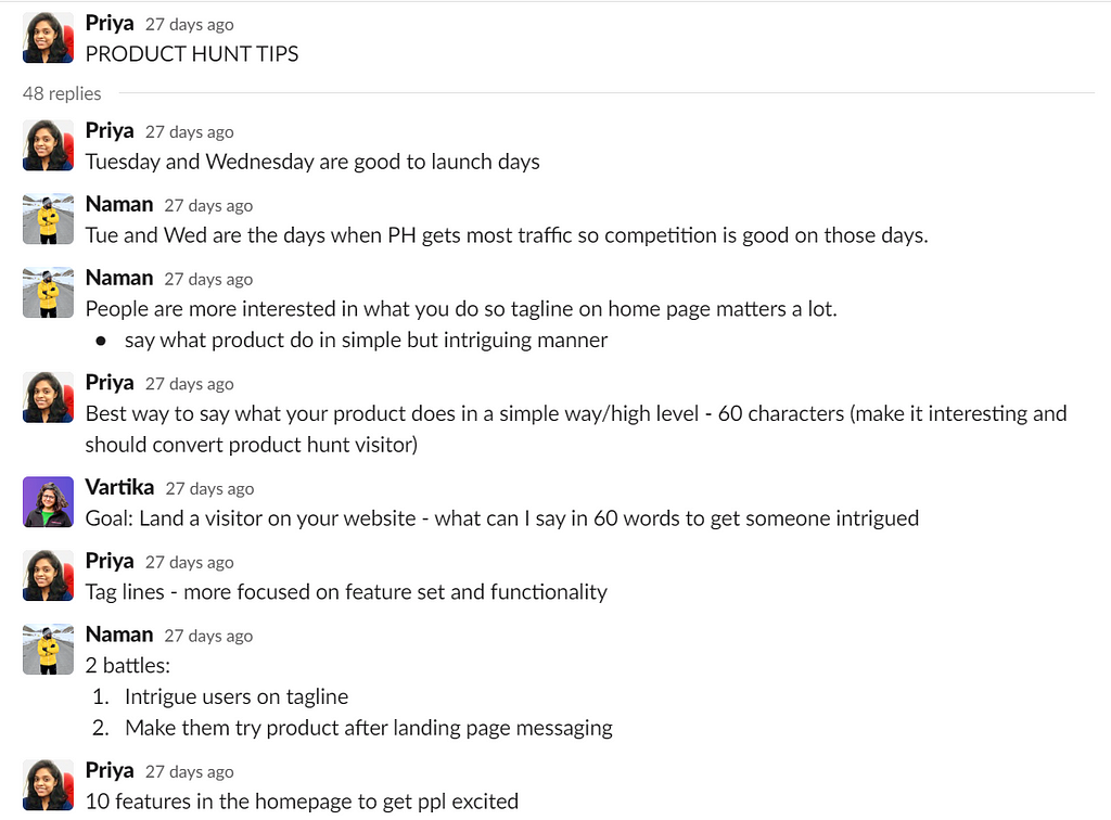 product hunt launch tips