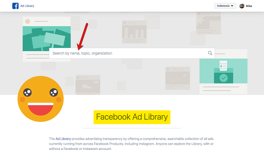 facebook ad library