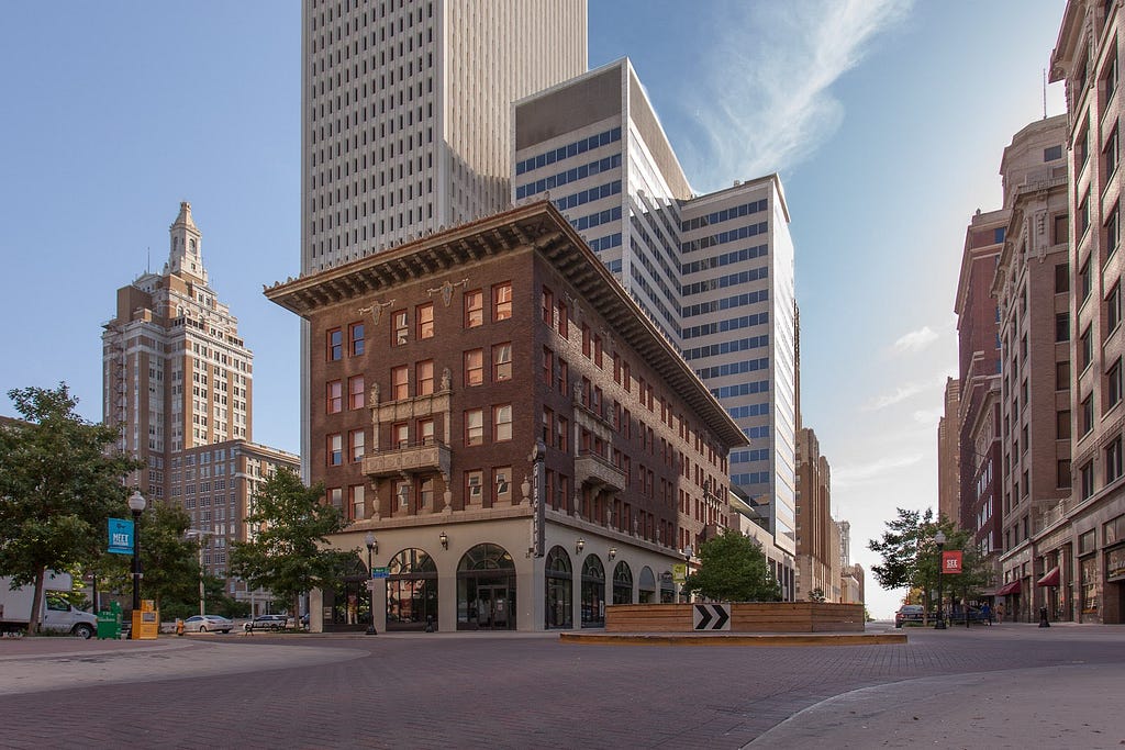 Image of buildings and streets in Tulsa, Oklahoma