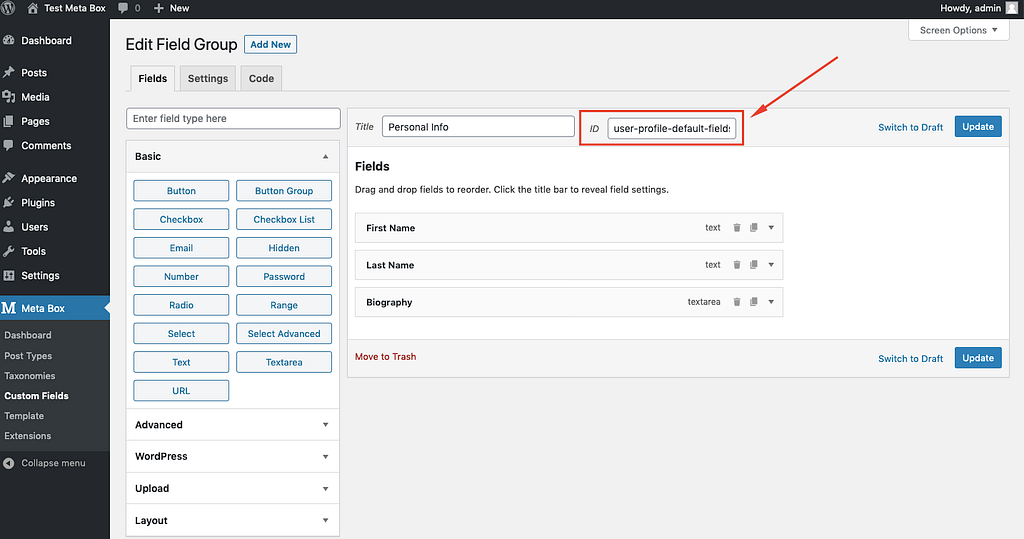 Add More Fields to the Register Form