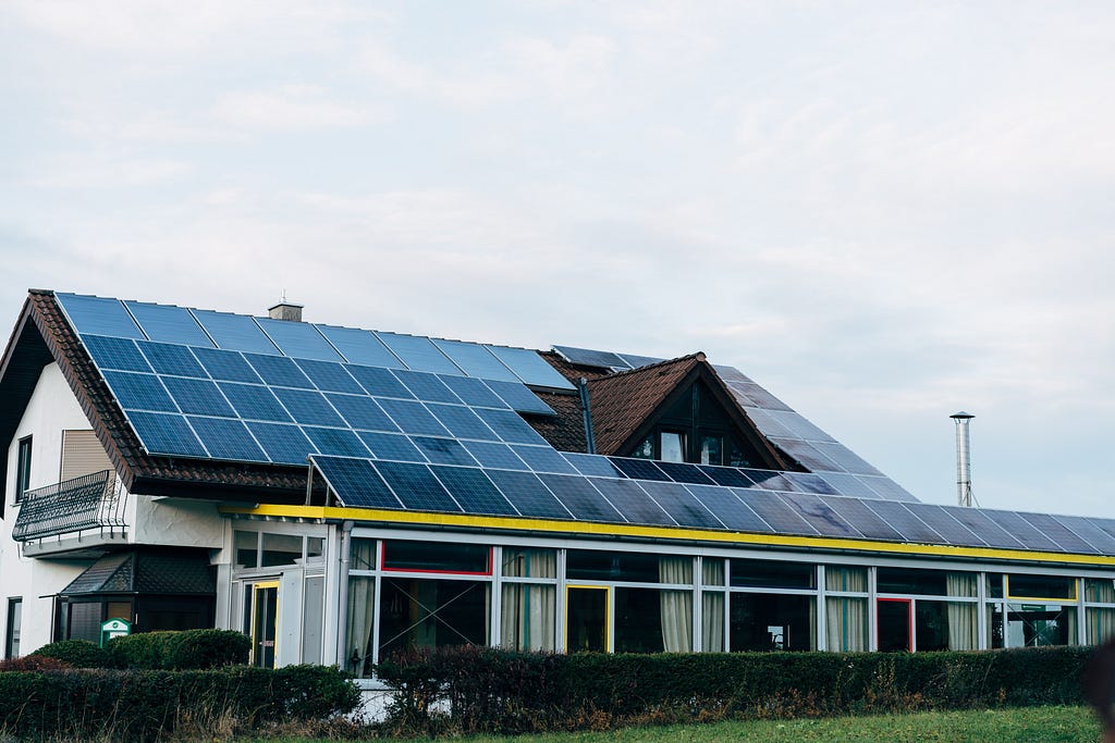 Image of solar powered home