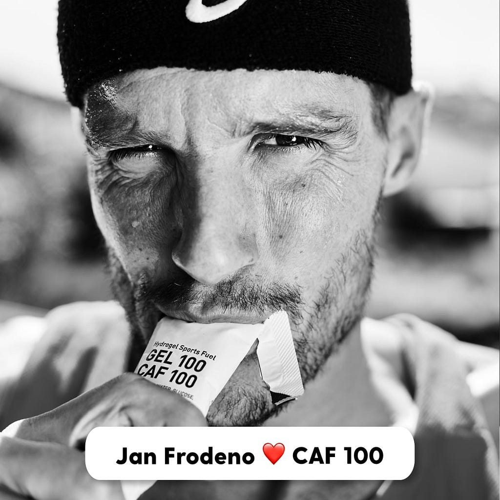 Jan Fordeno loves Maurten Caffeinated Gels