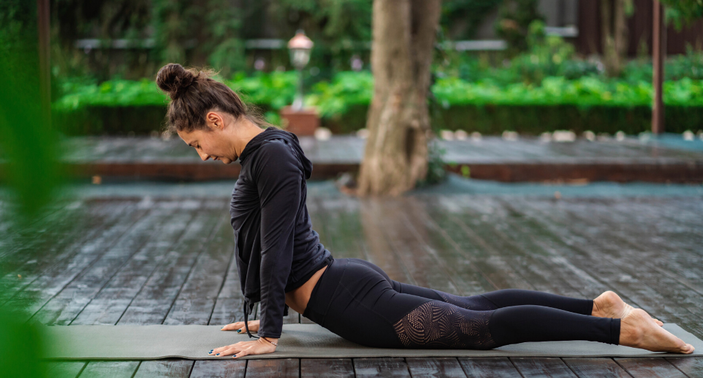 Pilates at home.