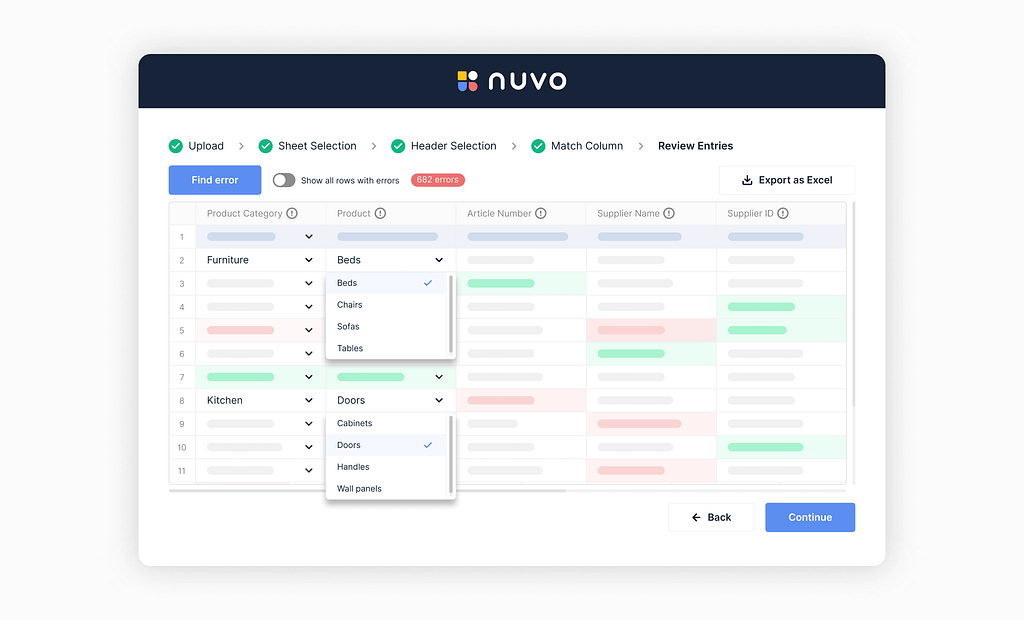 Value-Based Dropdowns feature