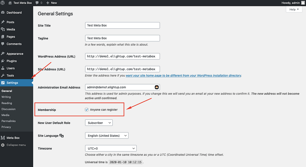 Create Register Page