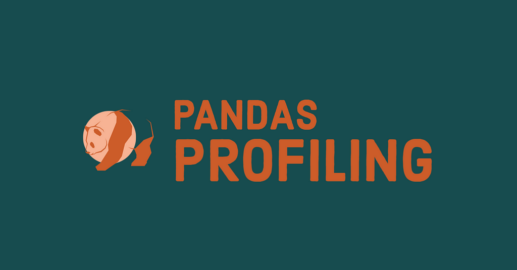 Figura estilizada de um Panda ao lado das palavras: PANDAS PROFILING