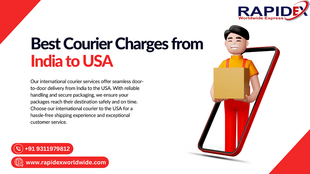 Courier Charges from India to USA