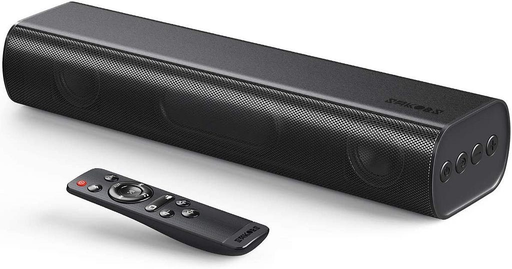 Sound Bars For TV, SAKOBS Soundbar For TV Built-In DSP PC Speaker