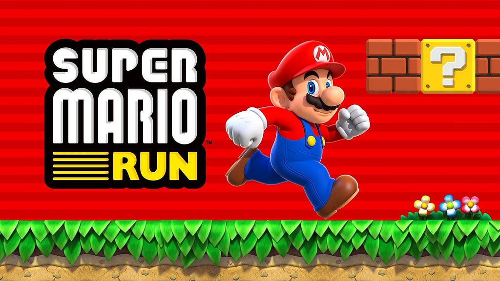 Example image — Super Mario Running in Video Game