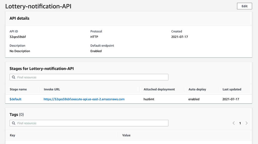Review api