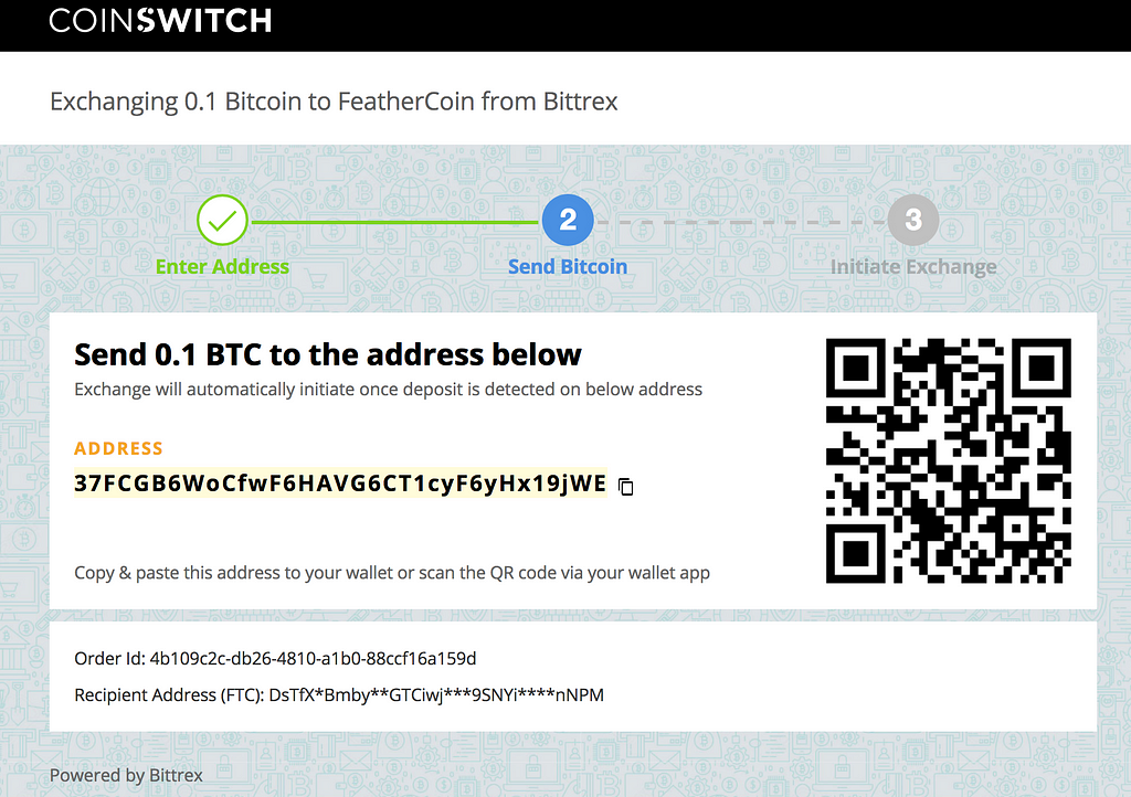 feathercoin to bitcoin exchange