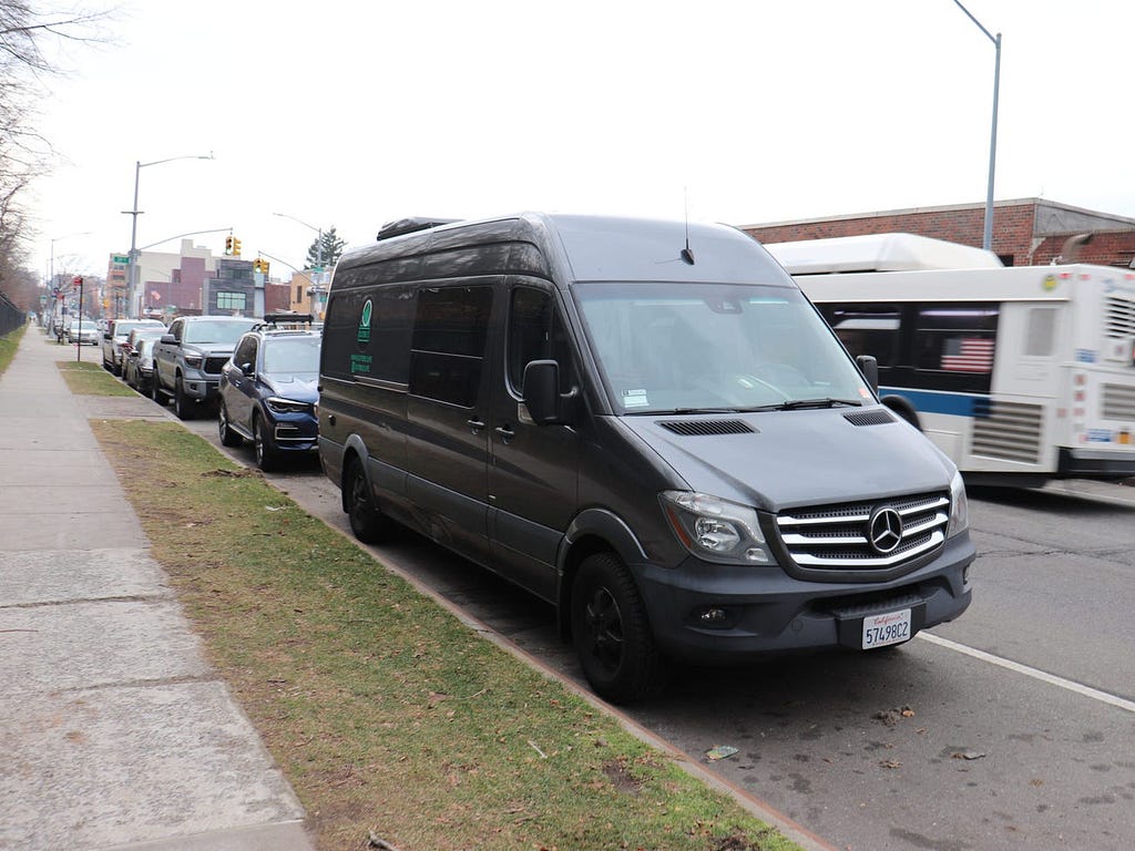 You can’t park a camper van in the city.