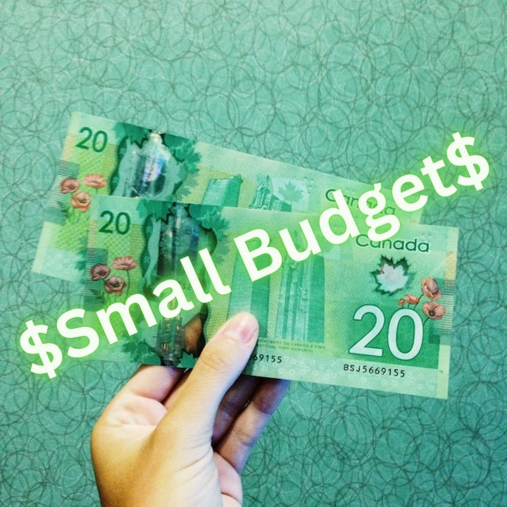 Walk away with your winnings — small budget — CA 20 dollars