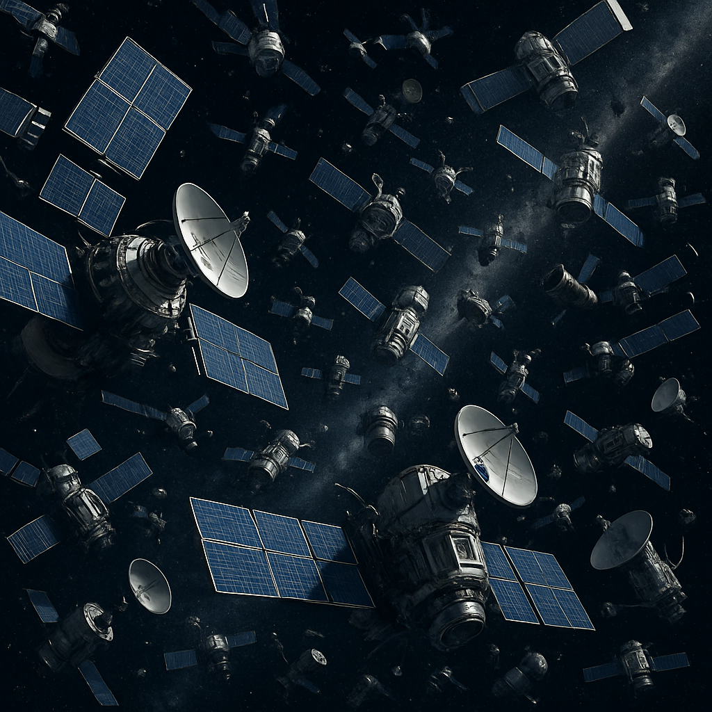 Satellites Everywhere: Are we cluttering up the cosmos-