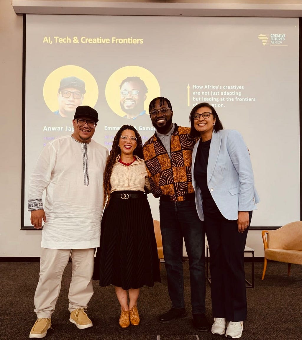 AI, Tech Frontiers: Googler Anwar xGoogler Gamor, Lesley & Ninel — Johannesburg, South Africa hosts Creative Futures Africa 2025