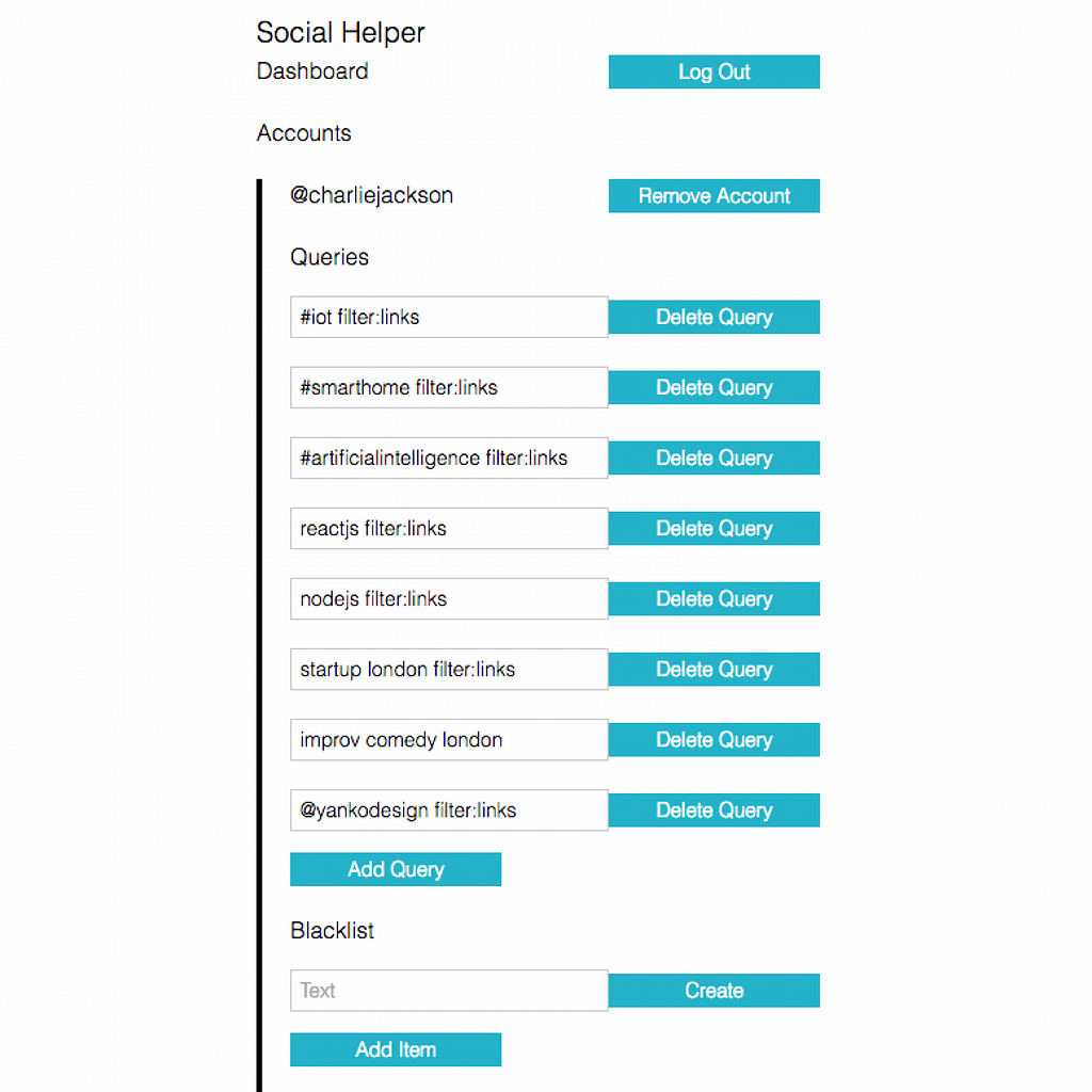 Social Helper Screenshot