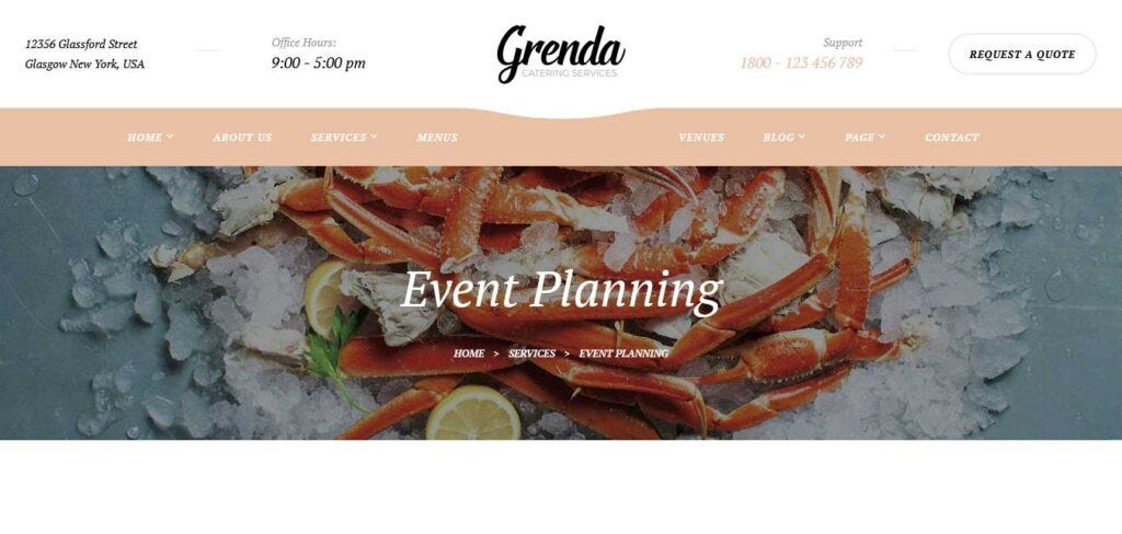 Event Planner WordPress Theme