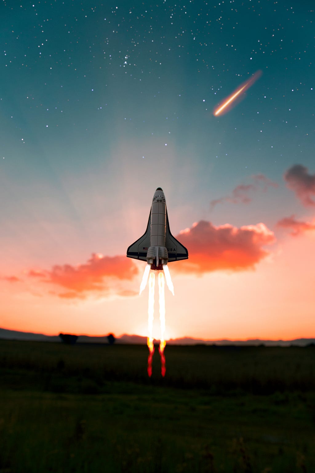 Rocketship—symbolizing building a product in 30 days.