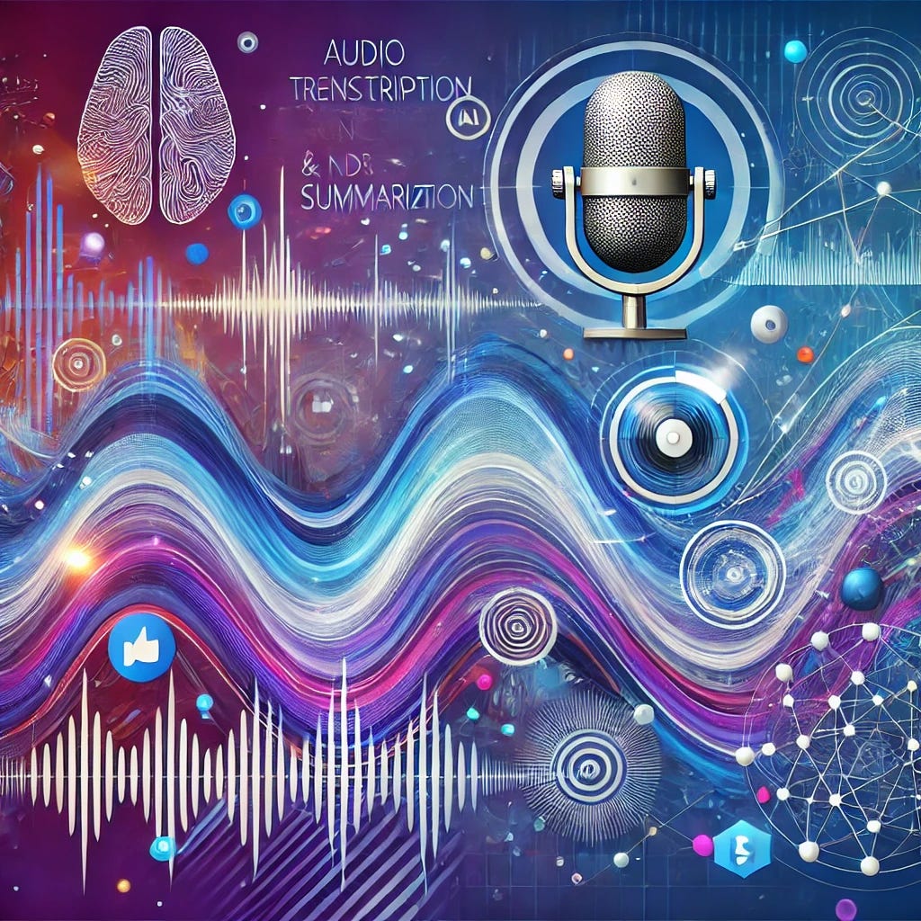 Creating an Audio Transcription and Summarization with OpenAI’s Whisper and Python