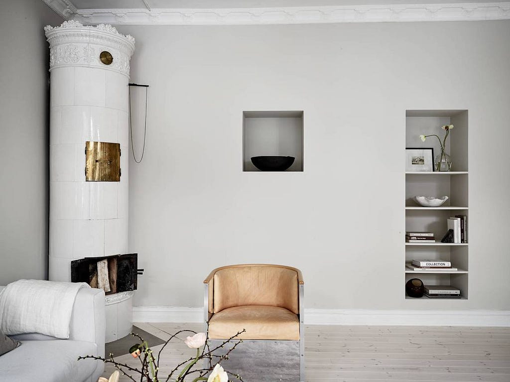 A warm greige home - via Coco Lapine Design blog