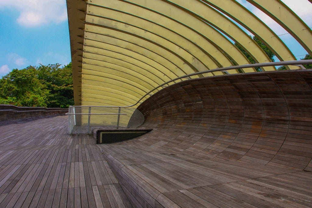 Henderson Waves Bridge located in Singapore