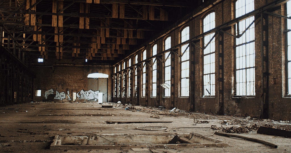 An abandoned factory