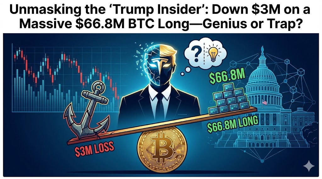 Unmasking the Trump Insider: Down $3M on a Massive $66.8M BTC Long